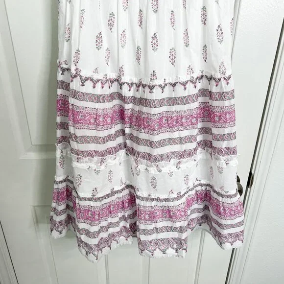 Wonderly Tie Back Smocked Midi Dress - Picture 3 of 8